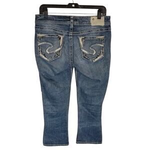 Silver Jeans Company Women's Suki Midrise Capri Jeans Size 29
